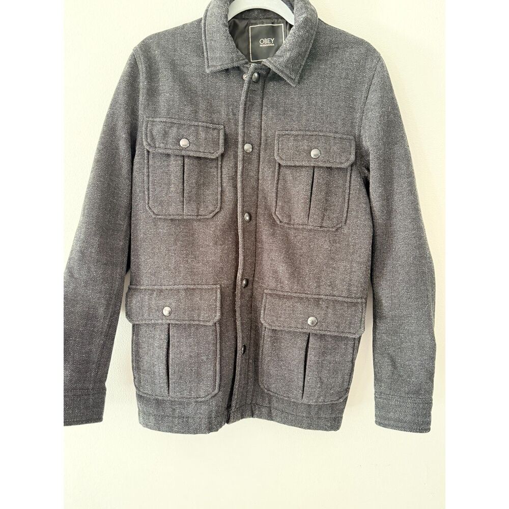 OBEY Propaganda Mens Utility Field Jacket M